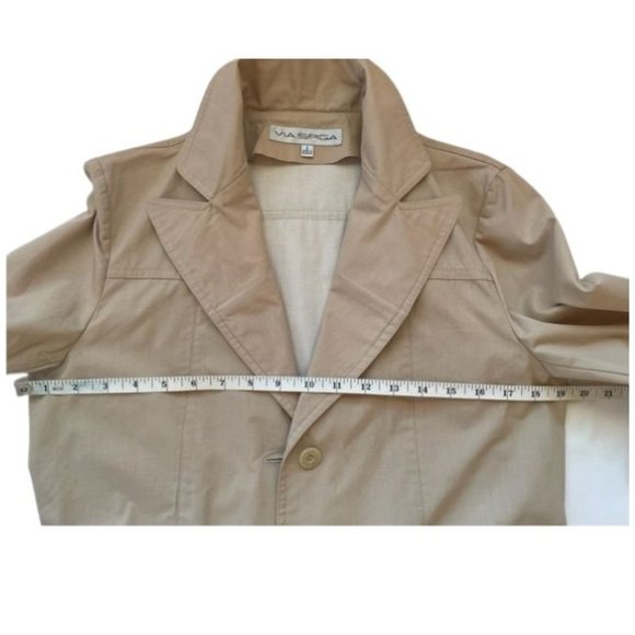 Via Spiga Single-Breasted Belted Trench Coat - Picture 9 of 10